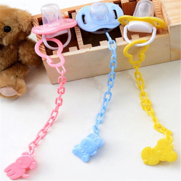 

anti-chain safety plastic clip chain baby pacifier holder anti-dropper