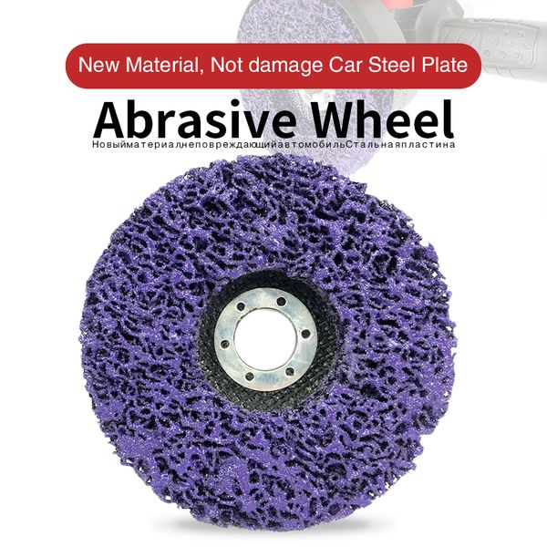 

125mm poly strip disc abrasive wheel paint rust remover clean grinding wheels for durable angle grinder car truck motorcycles