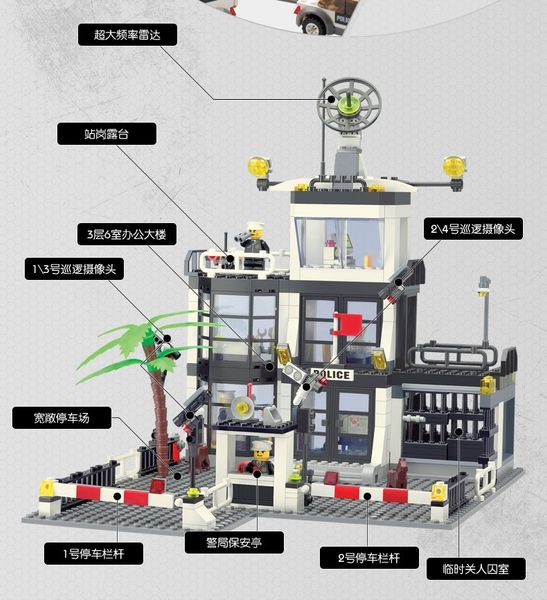 

малыш игрушки строительных блоков полицейский участок головоломки собрать высокое качество игрушек блоки как мальчик и девочка