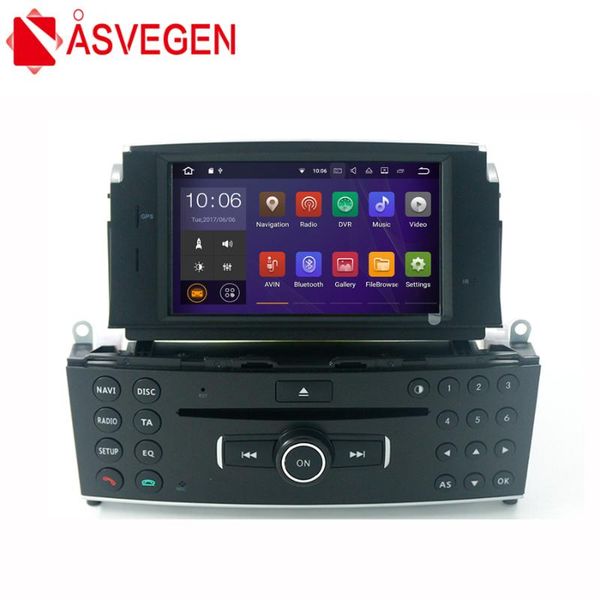 

car radio gps navigation dvd player for c200 c180 w204 2007-2010 steering wheel control multimedia