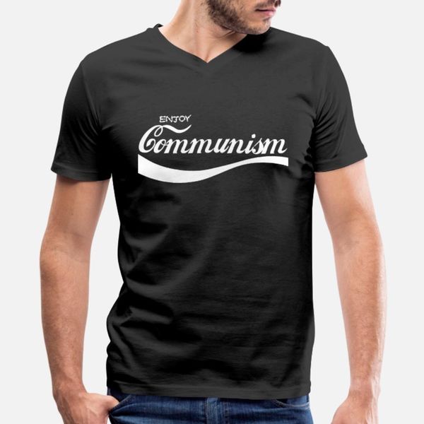 

enjoy communism t shirt men printed 100% cotton euro size s-3xl fit graphic casual spring autumn letter shirt