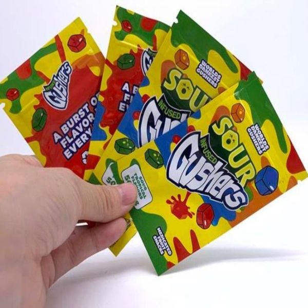 

tropical 2 gushers 500mg ready black gusher to sour flavors bag ship infused plastic zipper ilkbo dh_niceshop