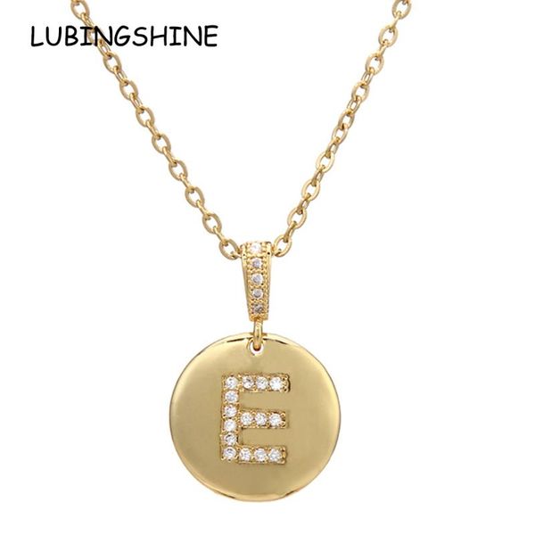 

stainless steel 26 initial letter pendant necklaces choker gold color alphabet chain necklace for women bridal wedding jewelry, Silver