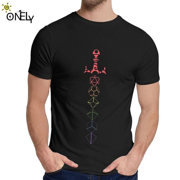 

classic round dice set rainbow dice set sword t shirt