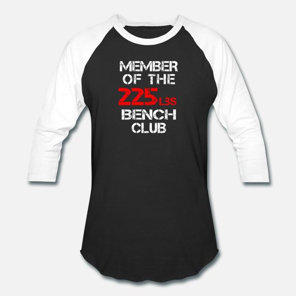 

member of the 225lbs bench club t shirt men design 100% cotton s-xxxl vintage graphic comfortable summer letters shirt