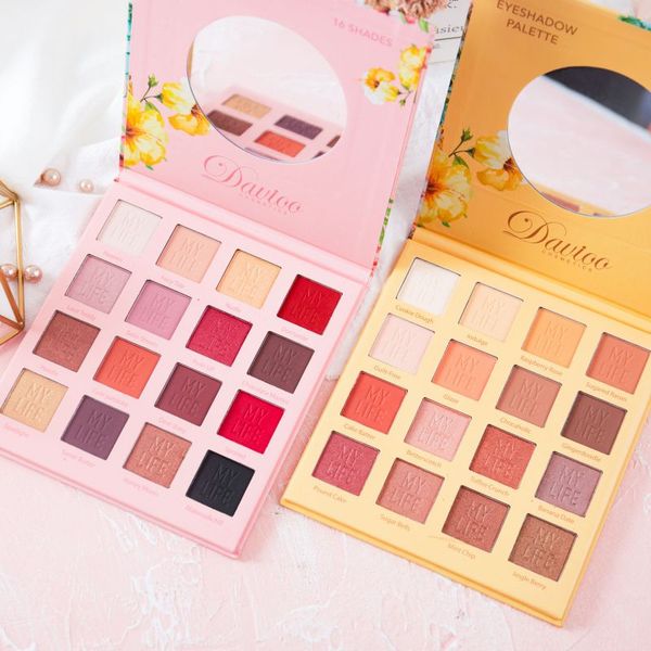 

16 colors eyeshadow palette smoke makeup pearl light matte eyeshadow makeup accessory cosmetic good use k7