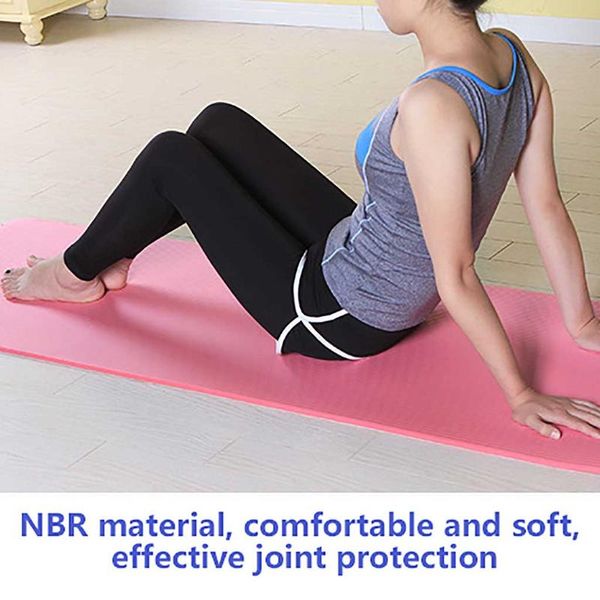 

2020 yoga mat thick non-slip breathe elastic durable exercise fitness gym 10mm thick eva foam for yoga mats #c