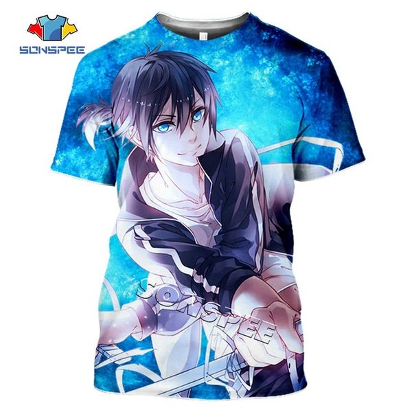 

anime noragami summer homme pullover 3d print shirts graphic humor horror men clothing