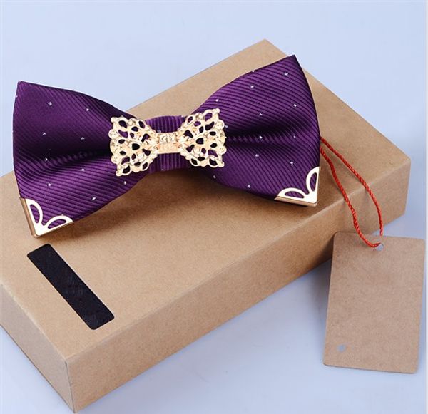 

bow tie men in the english bow tie the wedding bridegroom's man, korean version of metal box, Blue;purple