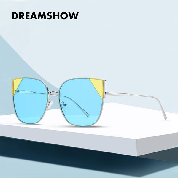 

uv400 sunglasses women round new fashion cat eye sun glasses female cute eyewear gafas de sol mujer #hj7110, White;black
