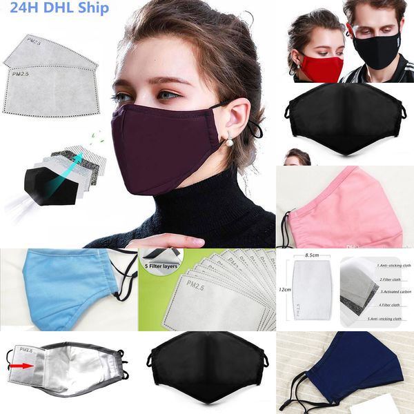 

mask dhl cotton ship, deaigner 24h pm2.5 black mouth anti dust face mask with activated carbon filter windproof mouth-muffle for men women