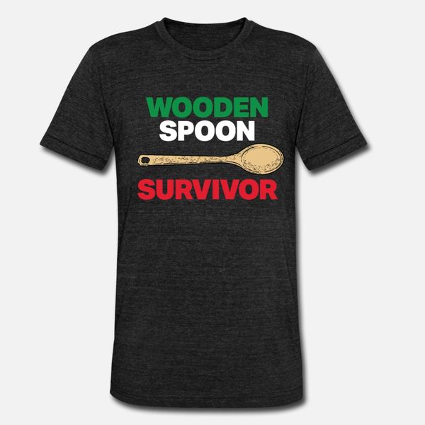 

italian family funny wooden spoon survivor t shirt men customize cotton s-xxxl clothes interesting new style summer trend shirt