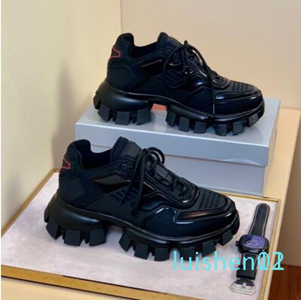 

2019 fashion mens designer shoes cloudbust thunder basketball platform triple sneaker vintage casual men sock shoes outdoor trainers565 l11, Black