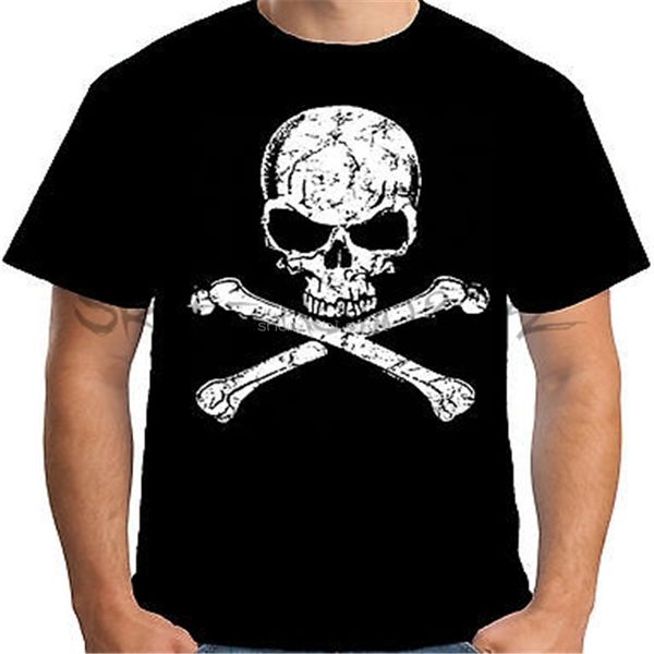 

velocitee mens skull and cross bones t shirt pirate blackbeard caribbean black cotton tshirt men summer tee-shirt sbz5008