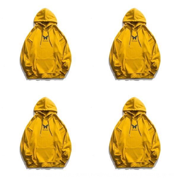 

древняя осень одежды случайные свободные свитера для мальчиков все соответствует простой цвет твердый свитер пуловер с капюшоном с длинным р, Black