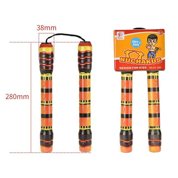 

120 pcs nunchakus chinese material art for kid sports toy 03