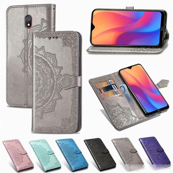 

luxury flip leather case for xiaomi redmi 8 8a case 3d flower wallet card cover for xiaomi redmi 8a coque