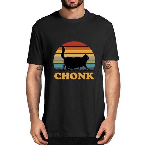 

2020 fashion funny chonk scale cat meme t-shirt retro vintage cat lover cat mom xs-3xl