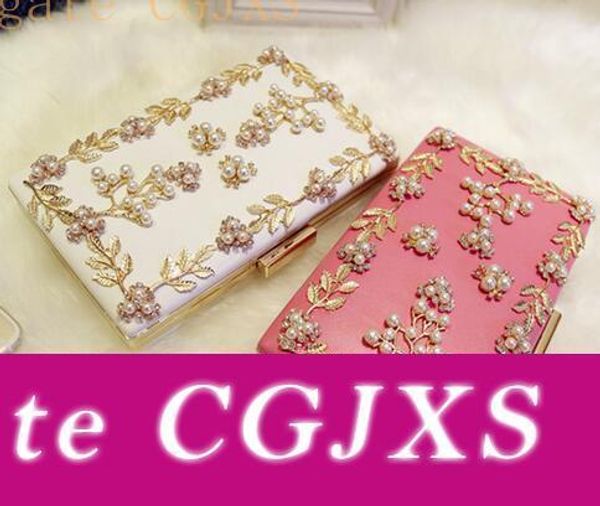 

factory sales of high -quality diamond diamond leather hand bag chain woman dinner bag and hand bag wide diamond pearl wedding dress