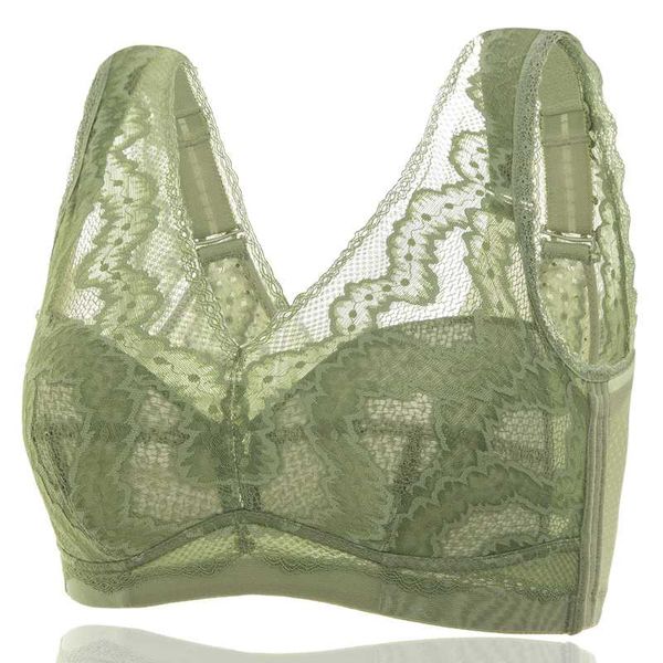 

women's full coverage no wire non padding breathable balconette sheer floral lace bra, Red;black