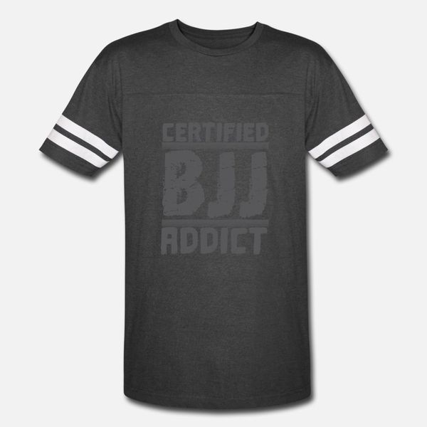 

certified bjj addict t shirt men designing short sleeve plus size 3xl costume graphic funny casual summer style vintage shirt