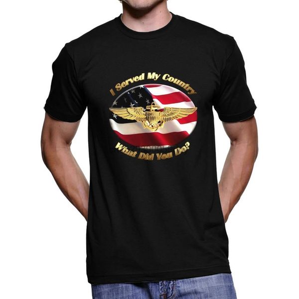 

naval aviator i served my country men dark t shirt