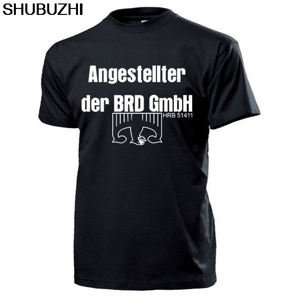 

angestellter der brd gmbh bundesrepublik deutschland humor spa - t shirt men brand tee-shirt summer cotton man tshirt