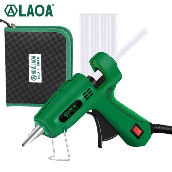 

25w /40w/8w melt glue gun with bag 7mm thermal glue melt guns pistolet a colle soldering gun laoa