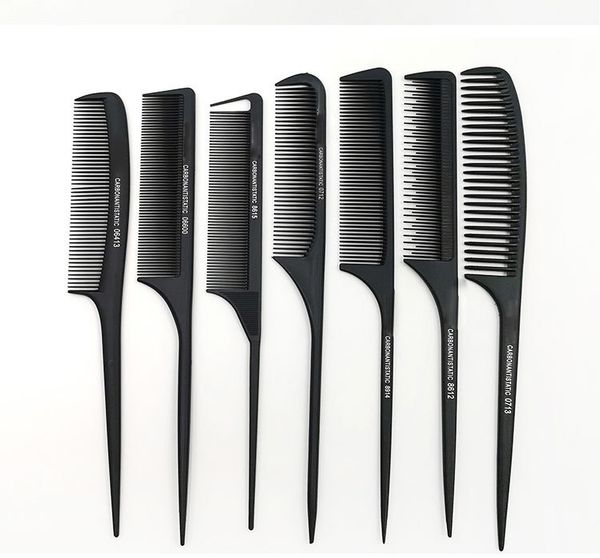 

anti-static hairdressing comb hair cutting comb hair care styling tool cutting comb hair brushes j2712, Silver