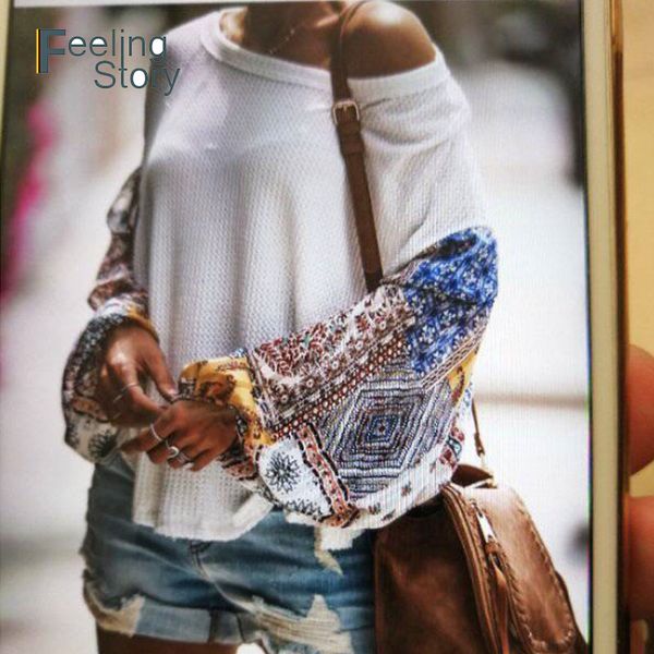 

boho off shoulder oversized knitted white sweater women multi color block sweaters lantern sleeve spring loose pullovers, White;black