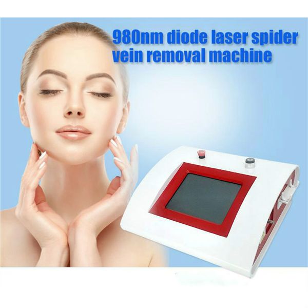 

2020 spider vein 980nm diode laser vascular removal therapy cherry angiomas 980 nm laser beauty equipment with ce certification, Black