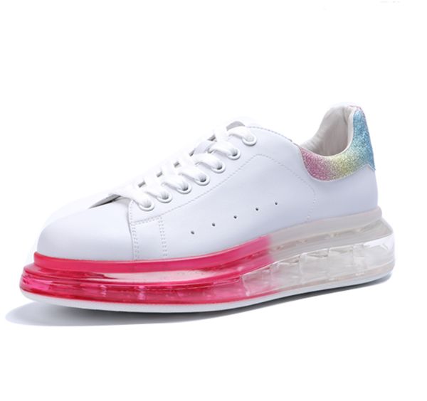 

white shoes women increased waterproof sneakers breathable platform shoes men designer mcqueen walking