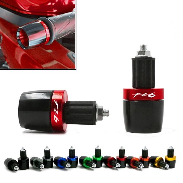 

for fz6 fazer fz6r fz 6 fz6s fz6n fz600 7/8"22mm motorcycle universal handlebar grips ends handle bar cap end plug slider