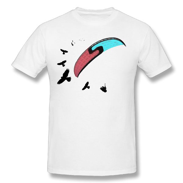 

midnite star cool tee shirts for guys paragliding with buzzard t-shirt paraglider funny men's pre-cotton t shirts big size man