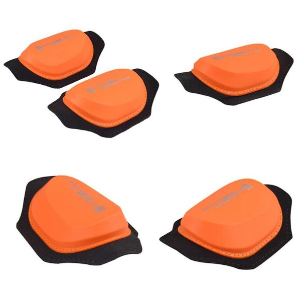 

2 pcs waterproof anti- warm keeper motorcycle rider knee pads protector, in orange