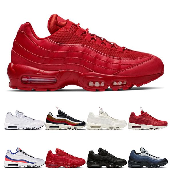 

new 95 running shoes mens sneakers pure platinum triple black neon sail obsidian solar red mens sports trainers outdoor fashion