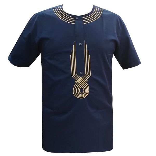 

ethnic clothing dashikiage african men clothes fashion 2021 casual navy color 100% cotton, Red