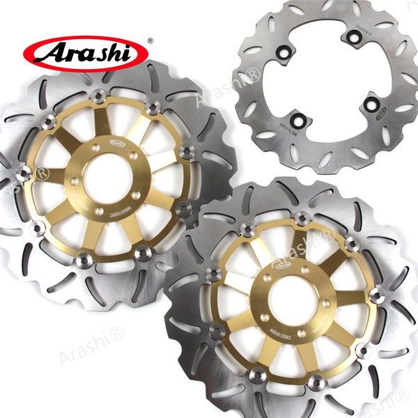 

arashi fit zx-9r ninja front rear brake rotors brake disc set for ninja zx9r 2000-2001 dbs1009w