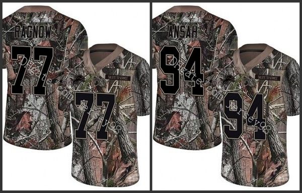

green bay packers camo 77 frank ragnow green red men women youthjersey, Black;red