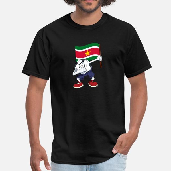 

suriname dabbing soccer ball t shirt men customized cotton size s-3xl unique sunlight breathable spring unique shirt