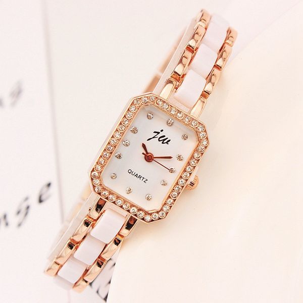

2020 bracelet watches fashion women gold stainless steel wristwatches ladies dress casual quartz clock montre femme, Slivery;brown