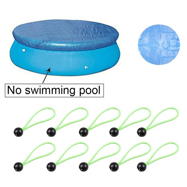 

dust proof над землей easy install складная pool cover set упругие пряжка