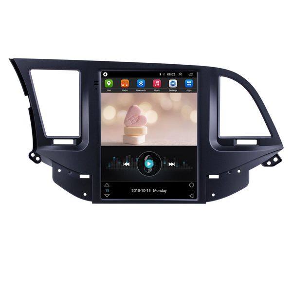 Lettore stereo per auto con navigazione GPS da 9,7 pollici Android per 2016-Hyundai Elantra con supporto Bluetooth WIFI Controllo del volante Carpa