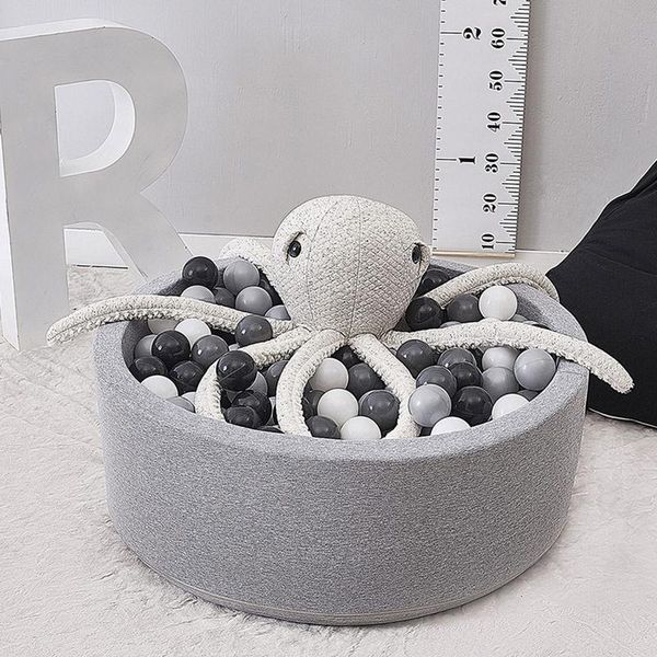 

round play pool baby ball pit infant ocean ball pool funny playground indoor games dry children's room decoration