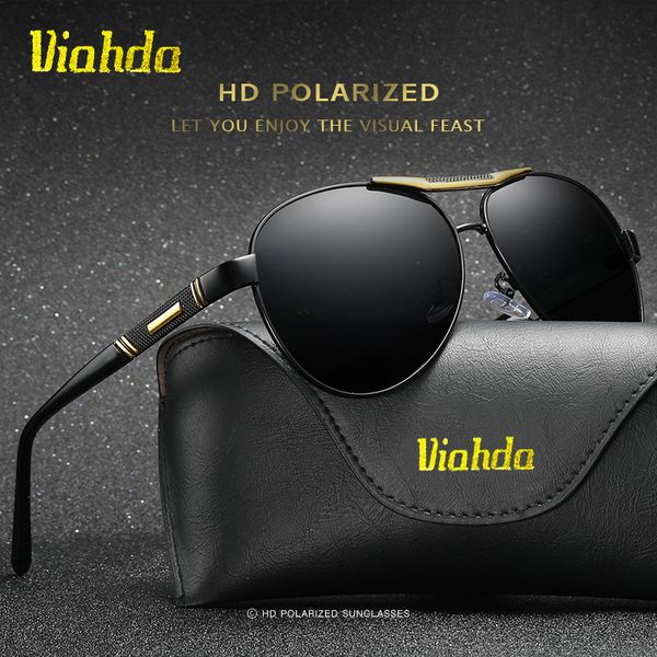 

viahda polarized sunglasses men tac sun glasses female male driving glasses goggles uv400 eyeglasses, White;black