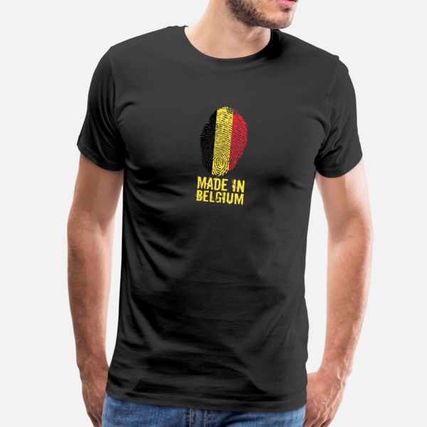 

made in belgium belgien belgique belgiÃ« t shirt men print tee shirt o-neck pictures cute funny casual summer style pattern shirt
