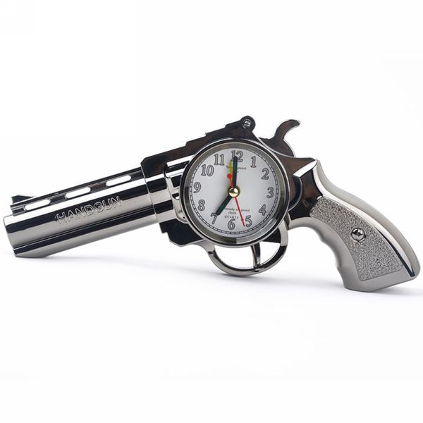 

vintage pistol gun design alarm clock desk table home decor gifts