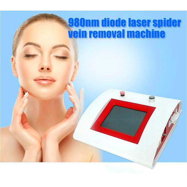 

2020 new laser spider veins removal device 980nm laser face body vascular treatment needle legs veins removal machine, Black