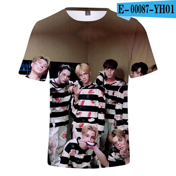 

kpop ateez men ateez member printed brand 3d print shirts hippie harajuku oversized men clothing