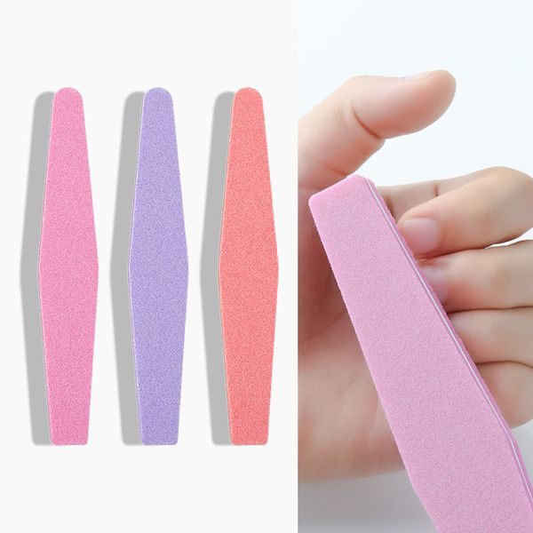 

nail files 1 pc sponge rhombus file buffer colorful sanding shaping grinding smoothing padded professional tool